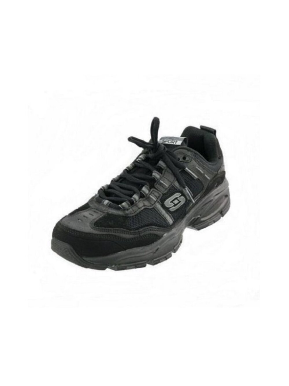 Menβs Skechers Sport Sneakers Leather & Textile Athletic Shoes 8.5